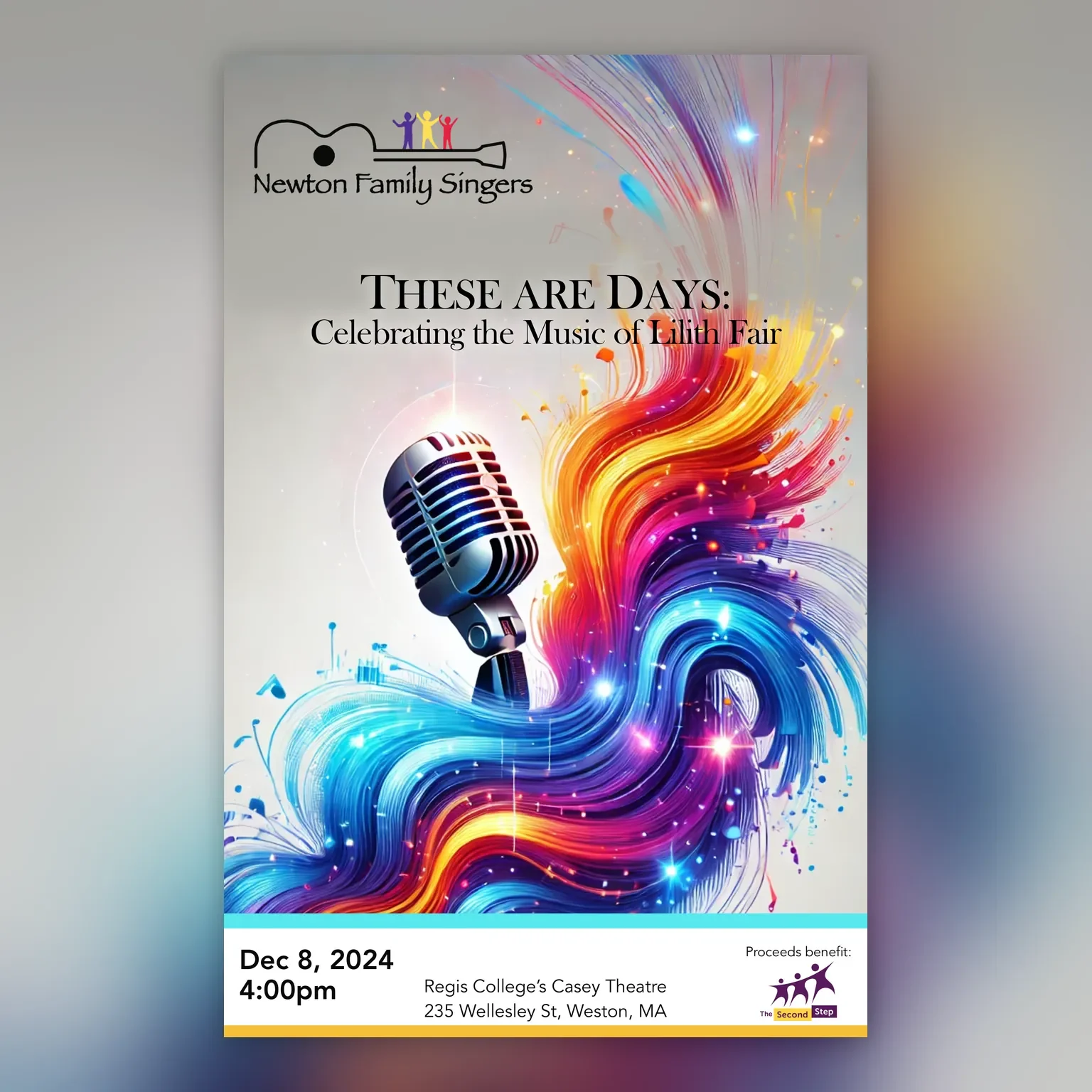 Poster for These Are Days: Celebrating the Music of Lilith Fair, December 8, 2024
