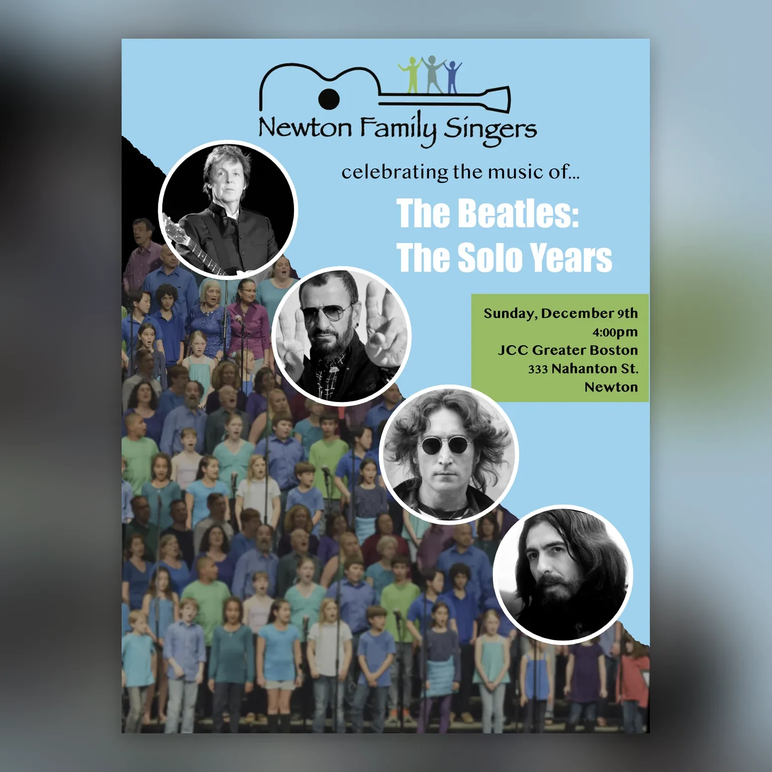 Poster for Imagine: The Beatles Solo Years, December 9, 2018