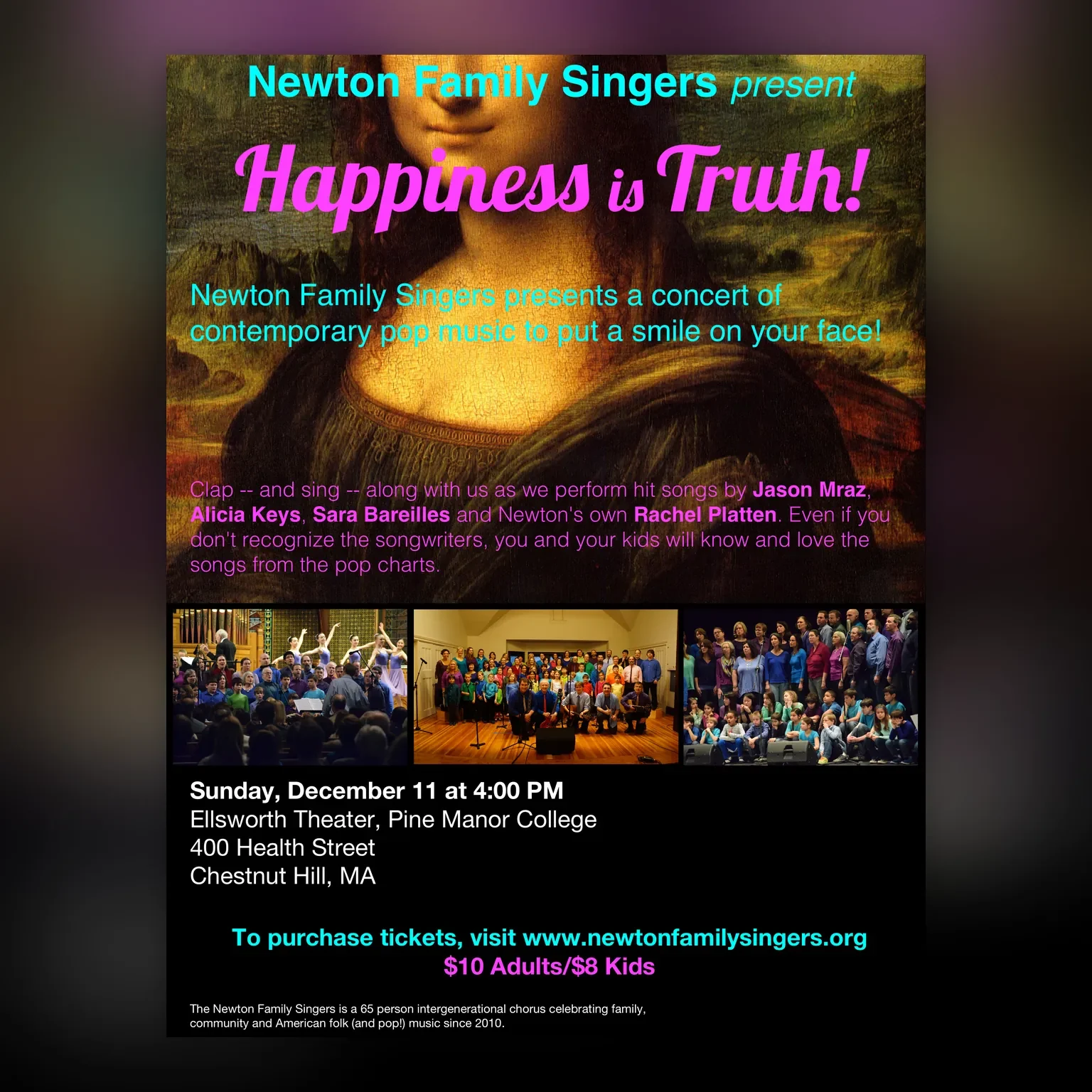 Poster for Happiness Is Truth, December 11, 2016